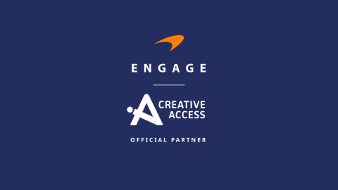 McLaren Engage x Creative Access logo